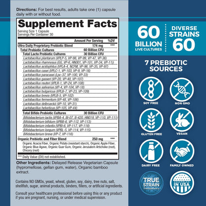 Vital Flora Ultra Daily Probiotic 60B CFU | Vital Planet