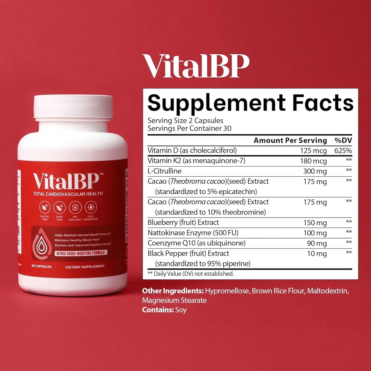 VitalBP 4 Pack – Supports Normal Blood Pressure & Circulation