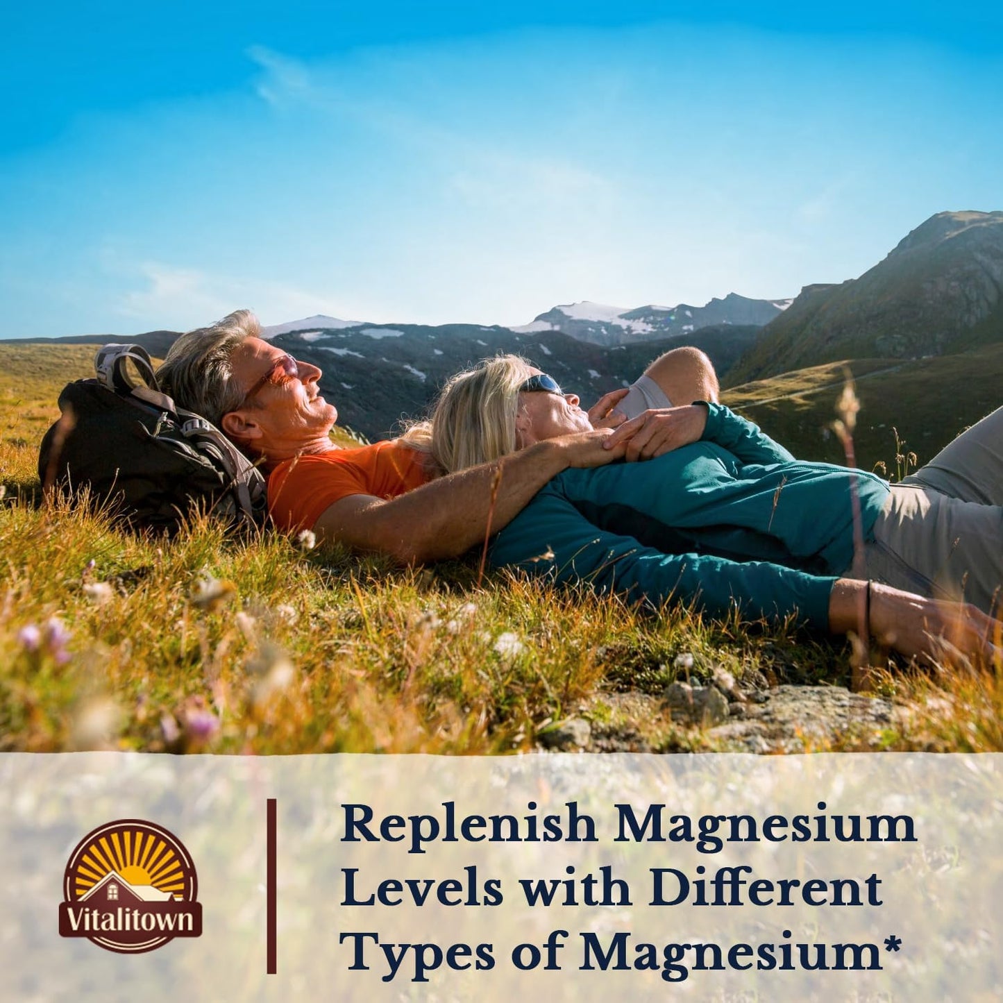 Vitalitown Magnesium Complex 2 Packs - 240 Capsules | NSF Certified Chelated Magnesium Glycinate, Malate, Taurate & Citrate