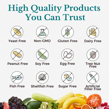 Vitalitown Probiotics 120 Billion CFUs | 36 Strains | Prebiotics & Digestive Enzymes | Shelf Stable | Vegan & Non-GMO | 60 Delayed-Release Veg Caps