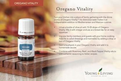 Vitality Oregano Essential Oil 5 ml by Young Living - Immune Support & Cooking