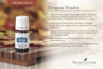 Vitality Oregano Essential Oil 5 ml by Young Living – Immune Support, Digestive Wellness, Pack of 2