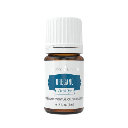 Vitality Oregano Essential Oil 5 ml by Young Living – Immune Support, Digestive Wellness, Pack of 2