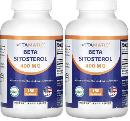 Vitamatic Beta SItosterol 400 mg – 360 Capsules (Pack of 2)