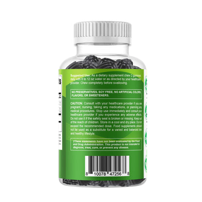 Vitamatic Sugar Free Moringa Gummies – 10,000 mg Equivalent per Serving (50:1 Extract) – 60 Vegan Gummies (Pack of 2)