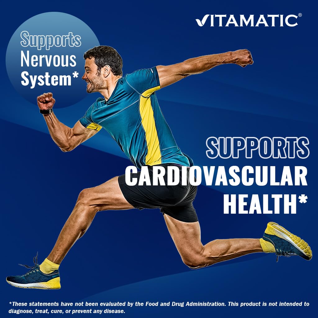 Vitamatic Taurine 2000mg Vegetarian Tablets – 180 Count, Non-GMO, Gluten Free (Pack of 2)