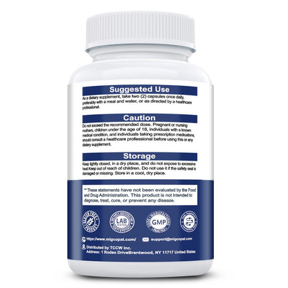 Brain Supplements for Memory & Focus – Nootropic with Bacopa Monnieri, Lion's Mane, Alpha GPC & Ginkgo (120 Caps)