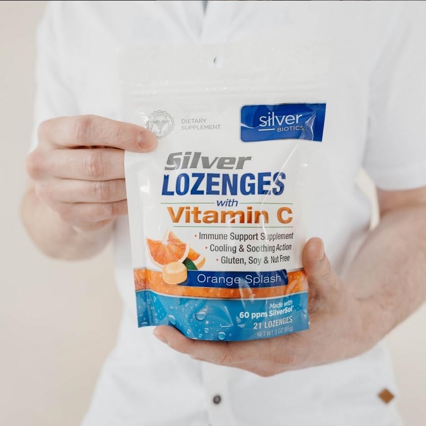 Silver Biotics Colloidal Silver Lozenges – 60 ppm SilverSol Ag₄O₄ | Immune Support