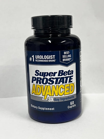 Super Beta Prostate Advanced Prostate Supplement for Men – Beta Sitosterol (Not Saw Palmetto) – 60 Caplets