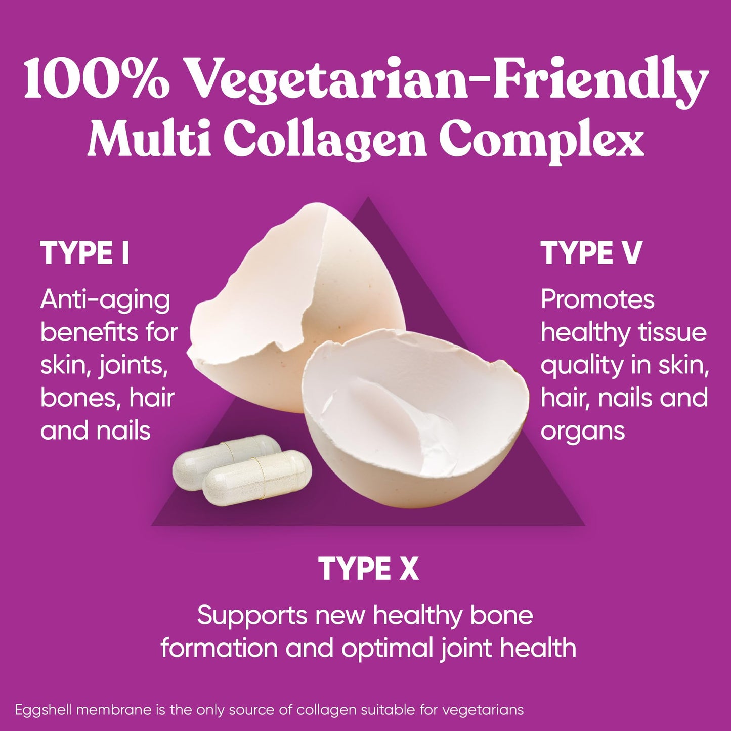 Move & Glow Vegetarian Collagen Pills – Skin & Joint Support (60 Capsules)