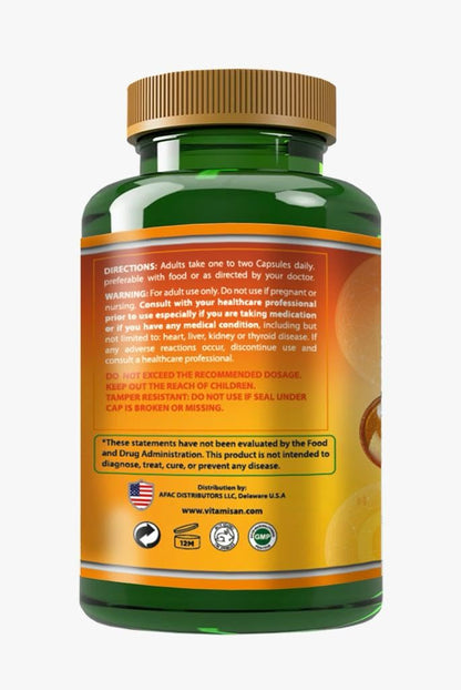 VITAMISAN Liposomal Vitamin C - 100 Capsules (Pack of 2) | High Absorption, Immune Support, No GMO