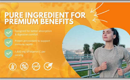 VITAMISAN Liposomal Vitamin C - 100 Capsules (Pack of 2) | High Absorption, Immune Support, No GMO