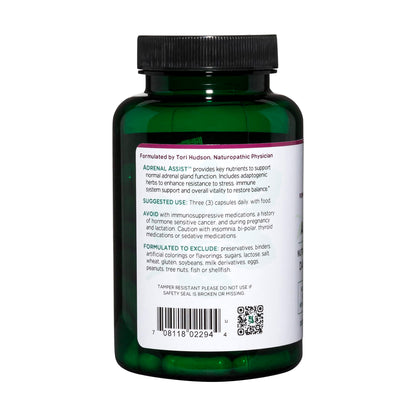 Vitanica Adrenal Assist – Adrenal Support, Vegan, 90 Capsules