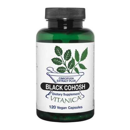 Vitanica Black Cohosh Cimicifuga Extract Plus - Vegan 120 Capsules | Menopause Support