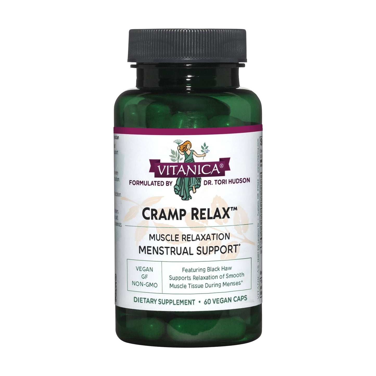 Vitanica Cramp Relax – Menstrual Support – Vegan – 60 Capsules