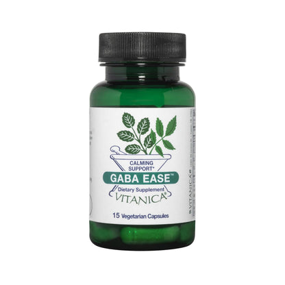 Vitanica GABA Ease – Calm & Relaxation Supplement with GABA & L-Theanine