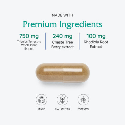 Vitanica Pregnancy Prep – Reproductive System Support – Vegan/Vegetarian – 60 Capsules