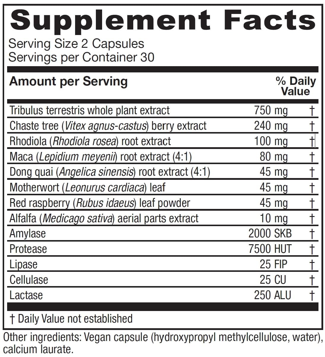 Vitanica Pregnancy Prep – Reproductive System Support, Vegan, 60 Capsules