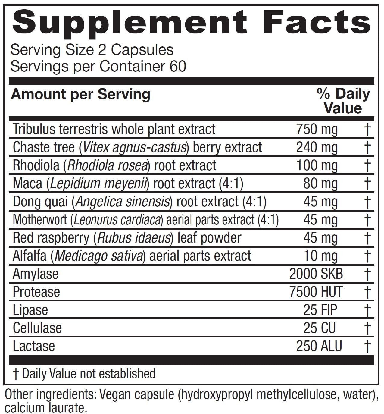 Vitanica Pregnancy Prep - Reproductive System Support, Vegan, 120 Capsules