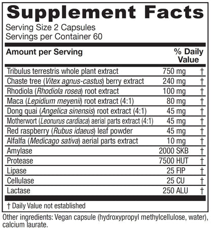Vitanica Pregnancy Prep - Reproductive System Support, Vegan, 120 Capsules