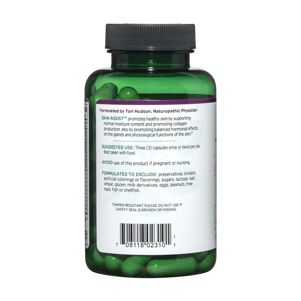Vitanica Skin Assist - Skin Support, Vegan, 90 Capsules