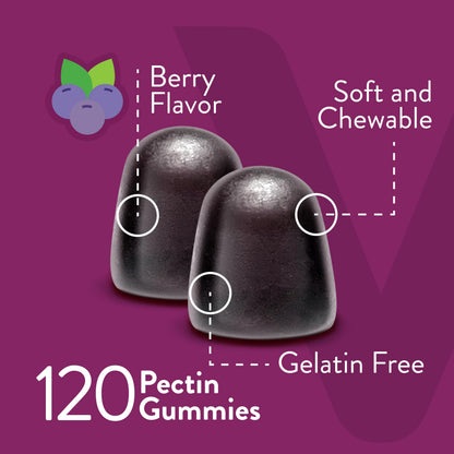 Viteey Prenatal Gummies for Women – Iron, Folic Acid & Choline | 120 Count