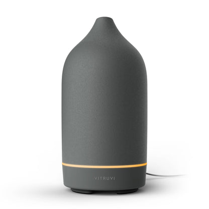 Vitruvi Stone Ceramic Ultrasonic Diffuser 90ml | Aromatherapy & Home Decor