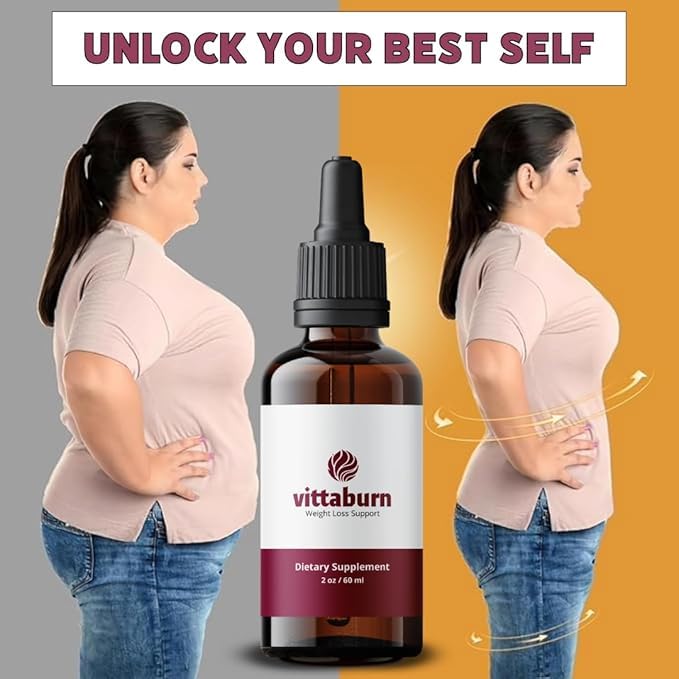 Vittaburn 3 Pack | All-Natural Weight Loss Drops – Boost Metabolism & Control Cravings
