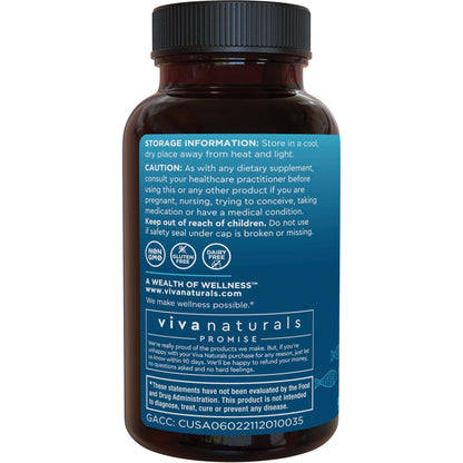 Viva Naturals Triple Strength Omega-3 Fish Oil - 2250 mg Omega-3, 90 Softgels, IFOS Certified