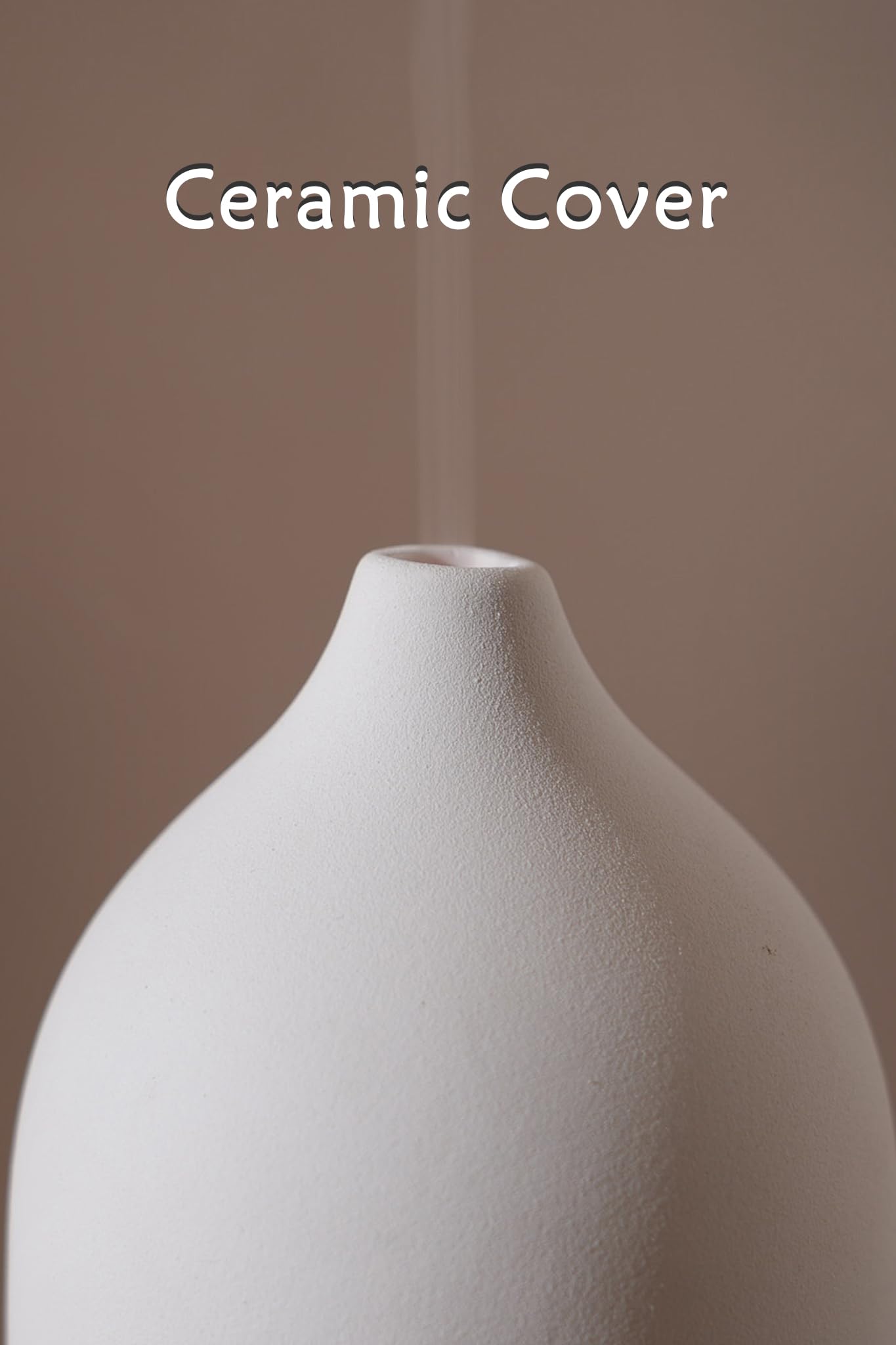 VIVITEST Stone Diffuser 200ML – Ultrasonic Essential Oil Diffuser for Home (White)