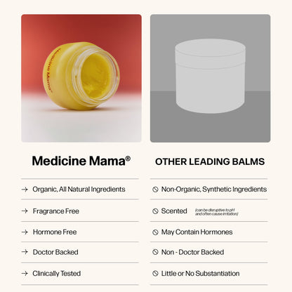 VMAGIC by Medicine Mama's Apothecary – Organic Vulva Balm | Hormone-Free Intimate Moisturizer (3-pack)