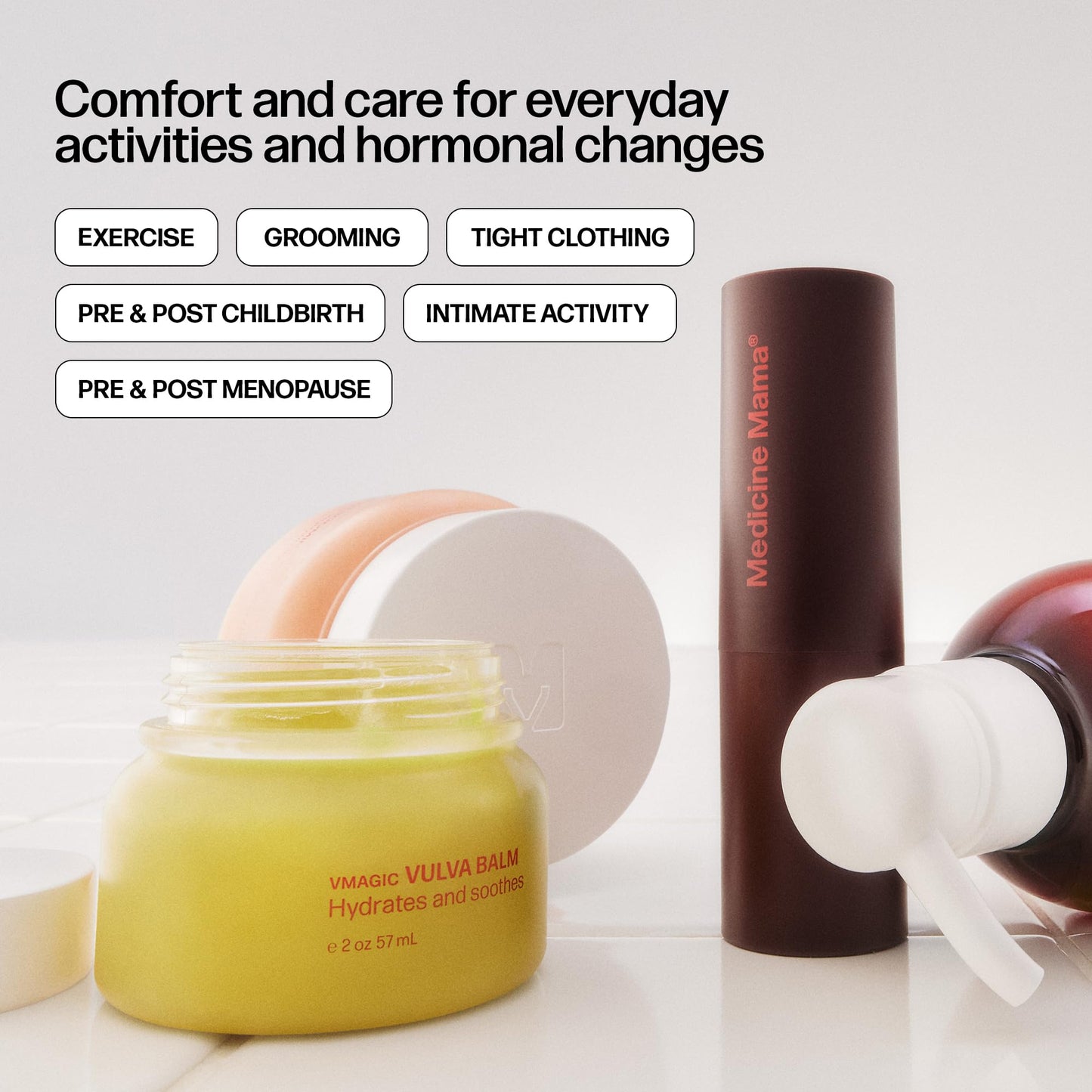VMAGIC by Medicine Mama’s Apothecary – Organic Vulva Balm for Menopause Comfort (2-pack)
