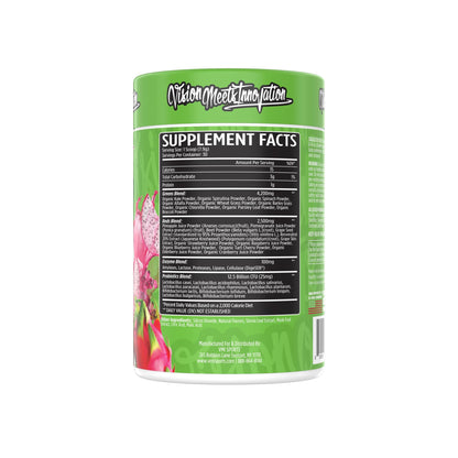 VMI Sports Greens + Reds Advanced Superfood – Immunity & Gut Health with Enzymes & Probiotics | 30 Servings (Dragon Fruit)