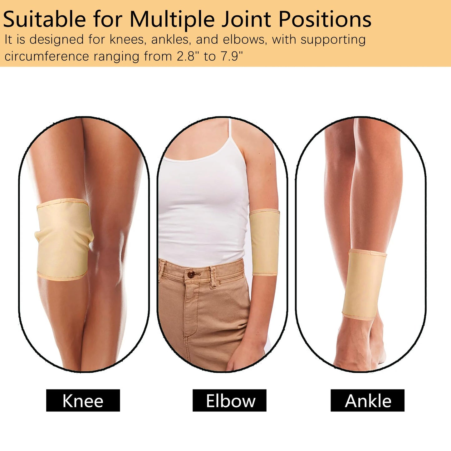 VonTeok 2 Pack Reusable Castor Oil Pack Wraps for Knee, Elbow & Joint Support – Organic Cotton, Adjustable & Waterproof