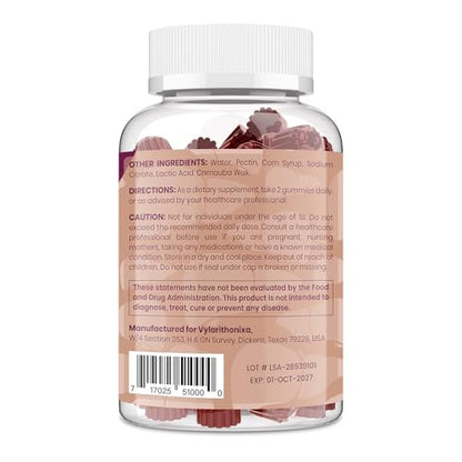 Vylarithonixa Premium TUDCA Gummy Supplement 2000mg - Vegan, 60 Servings
