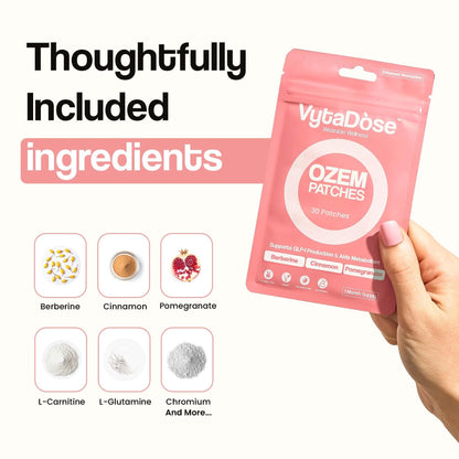 Vytadose Extra Strength GLP-1 Patches – 10x Berberine Formula | Hunger Support
