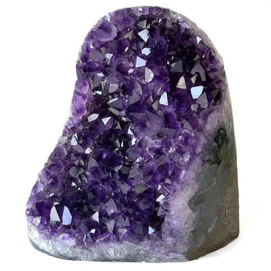 WAFUNNE Amethyst Geode Cluster 10-11LB – Purple Crystal Decor & Ambience