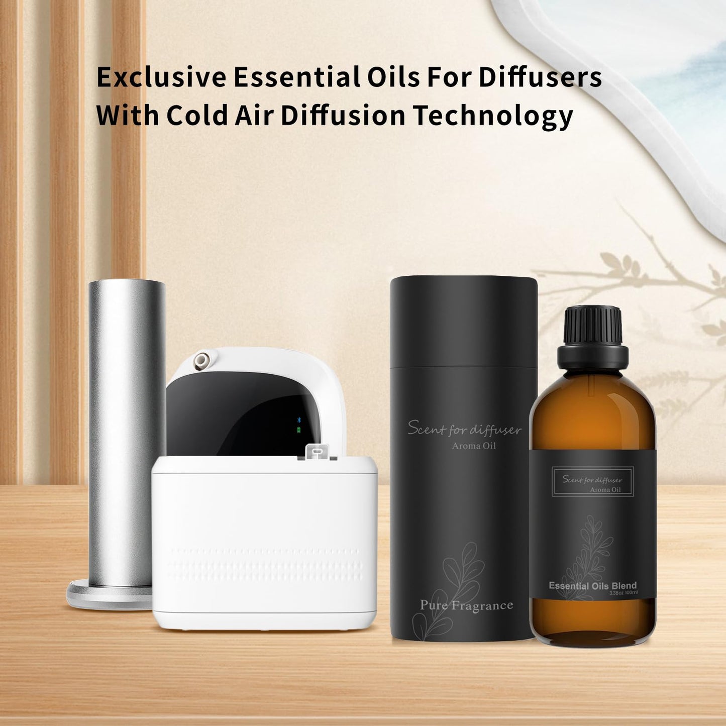 Aromatherapy Diffuser – Smart Scent Air Machine for Home (850ml) with Bluetooth App Control