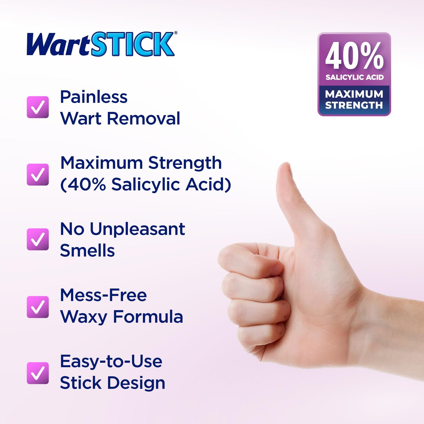 WartStick Maximum Strength Wart Remover Stick - Salicylic Acid 0.2 oz