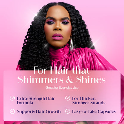 Watch & Sea Extra-Strength Hair Flourishing Capsules – Hair Growth & Thickness