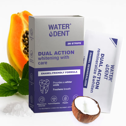 Whitening & Remineralization Strips for Sensitive Teeth – 14 Treatments | Water Dent
