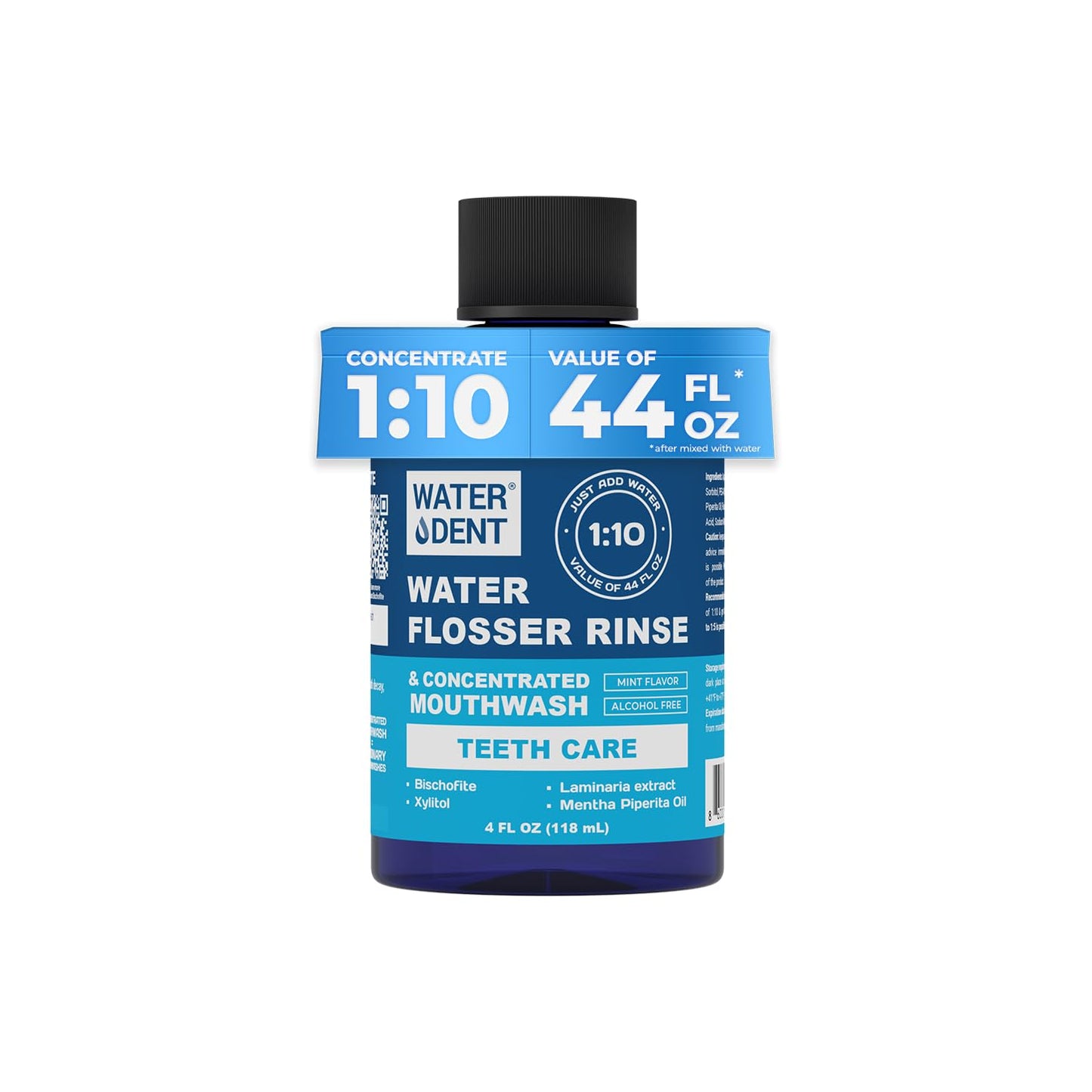 Water Dent Water Flosser Rinse – Concentrate Mouthwash 1:10, Mint