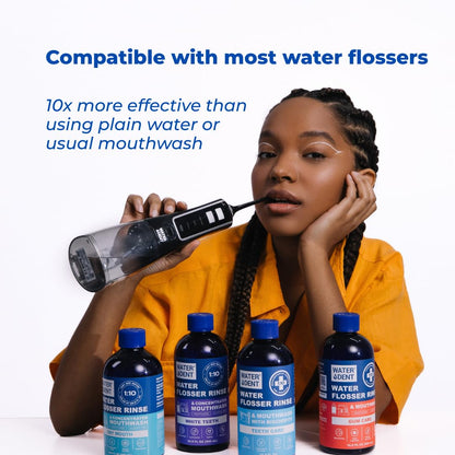 Water Dent Water Flosser Rinse – Concentrate Mouthwash 1:10, Mint