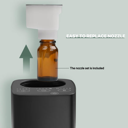 Waterless Car Essential Oil Diffuser – Portable Aromatherapy Nebulizer with Timers