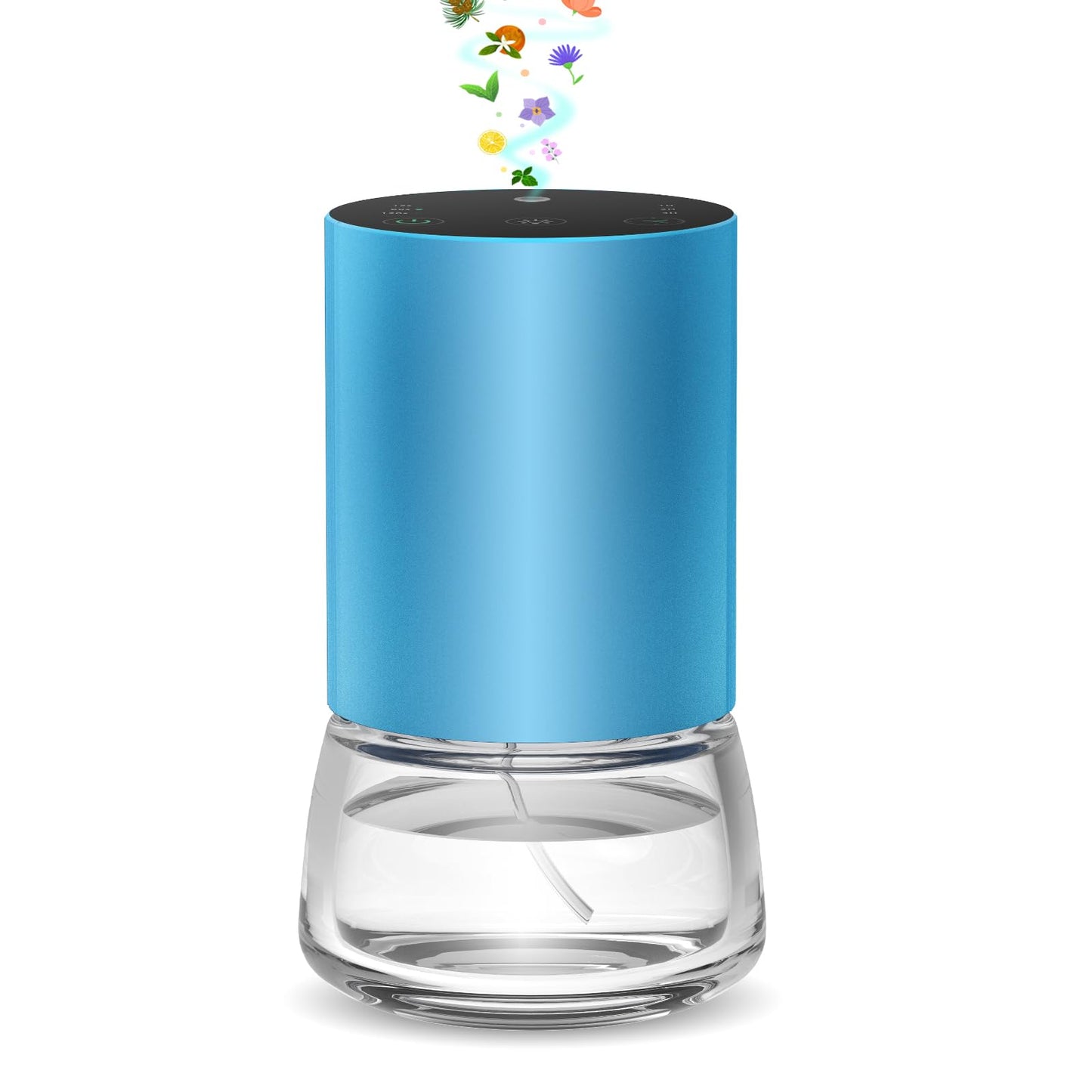 Waterless 100ml Battery Powered Car Diffuser with 7 Color LED Lights, 3 Mist Levels and Timer