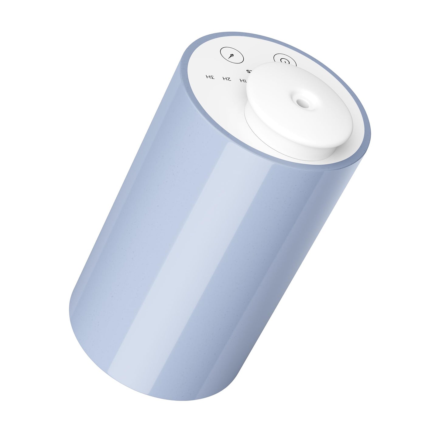 Waterless Essential Oil Diffuser AN7 Light Steel Blue – Car & Home Nebulizing Diffuser, 5-20mL, Up to 600 sq ft, 4 Timers, 3 Mist Levels