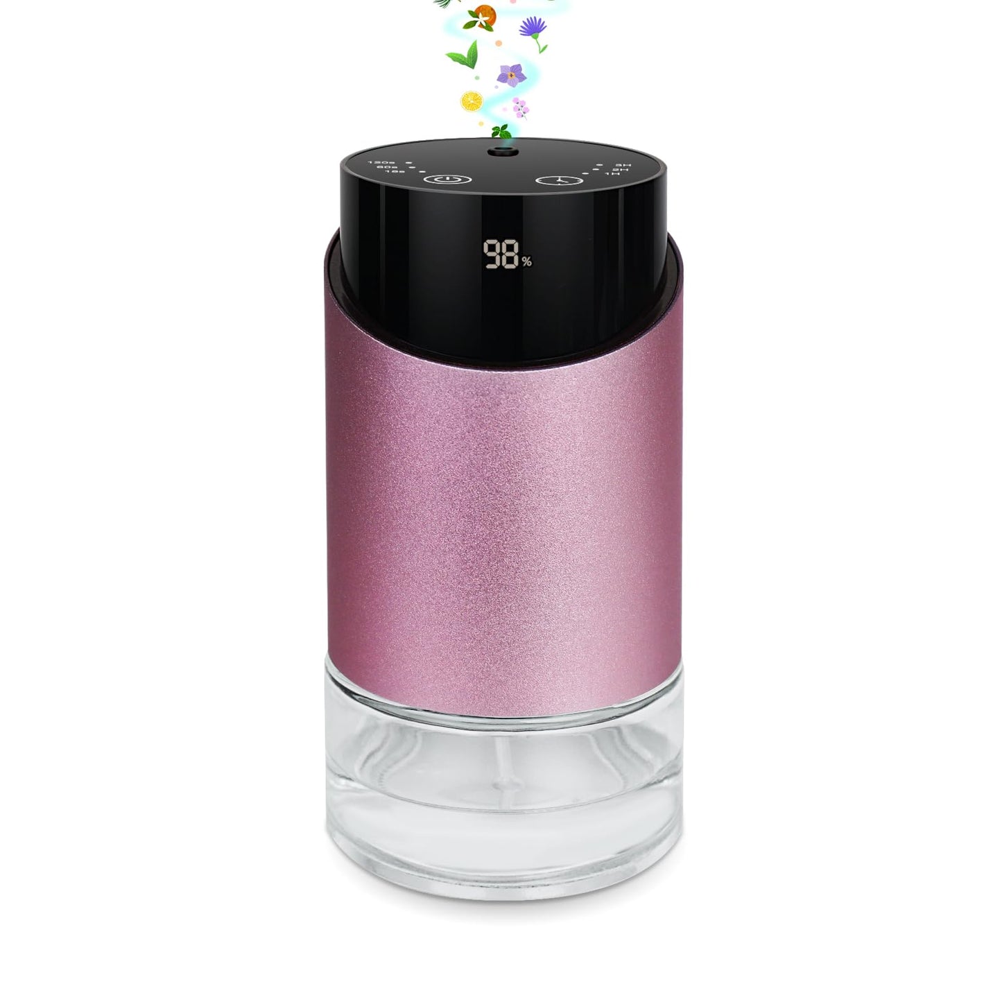 Waterless Essential Oil Diffuser – Portable, 3 Timers & 3 Mist Levels