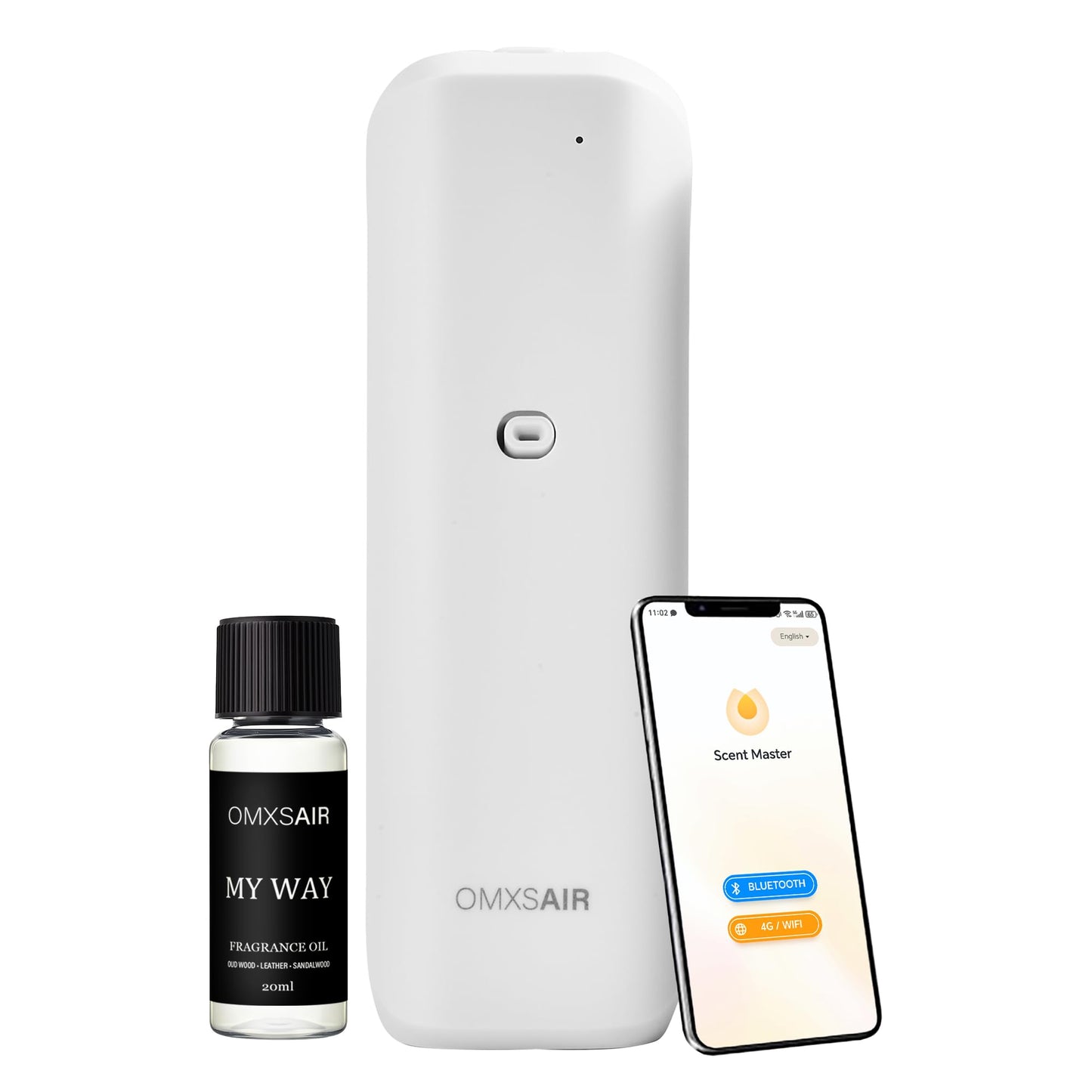 Waterless Wall Plug-in Diffuser – 700 sq ft Coverage | Bluetooth App
