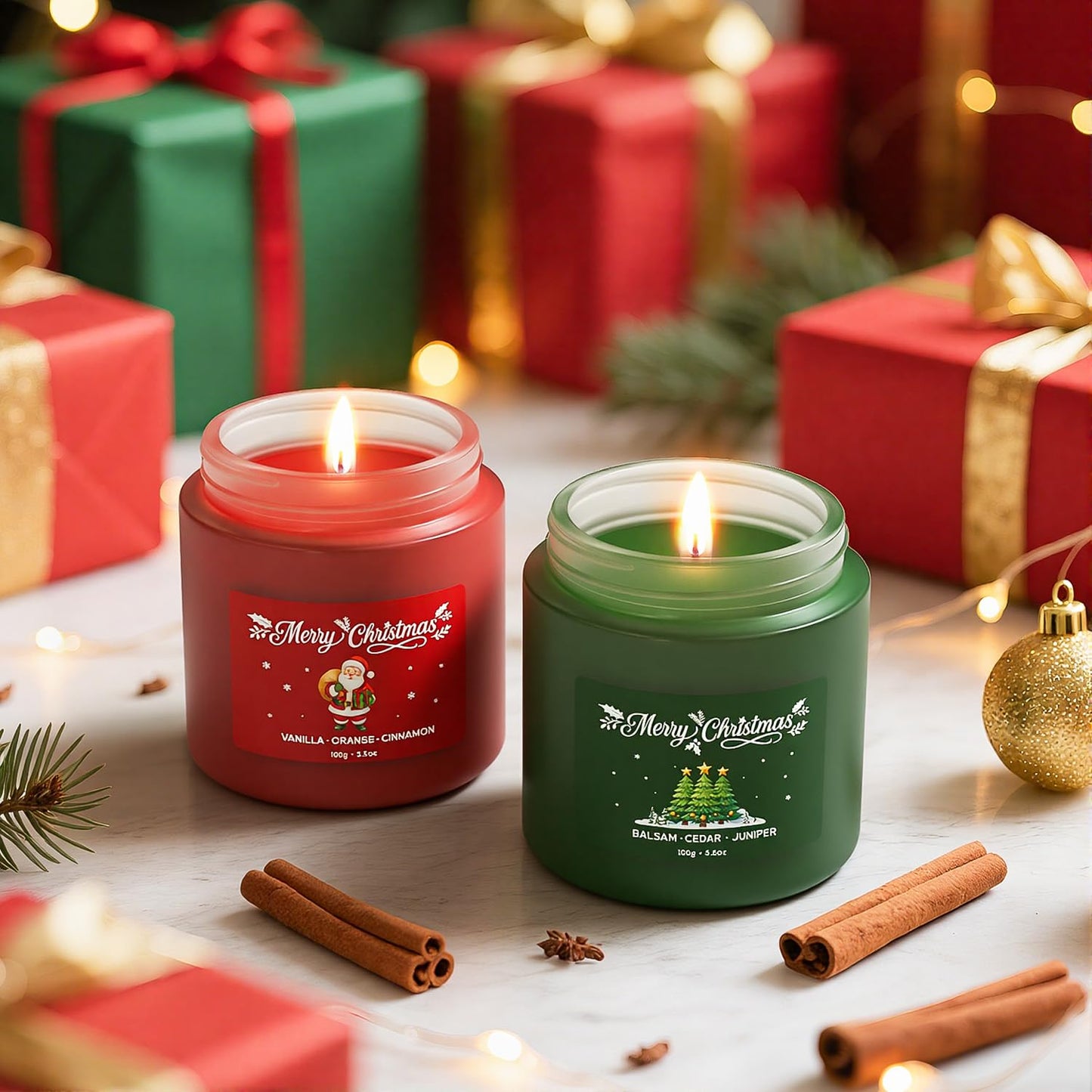 Waxcanpy Christmas Candles – Soy Candle Gift Set for Women & Men
