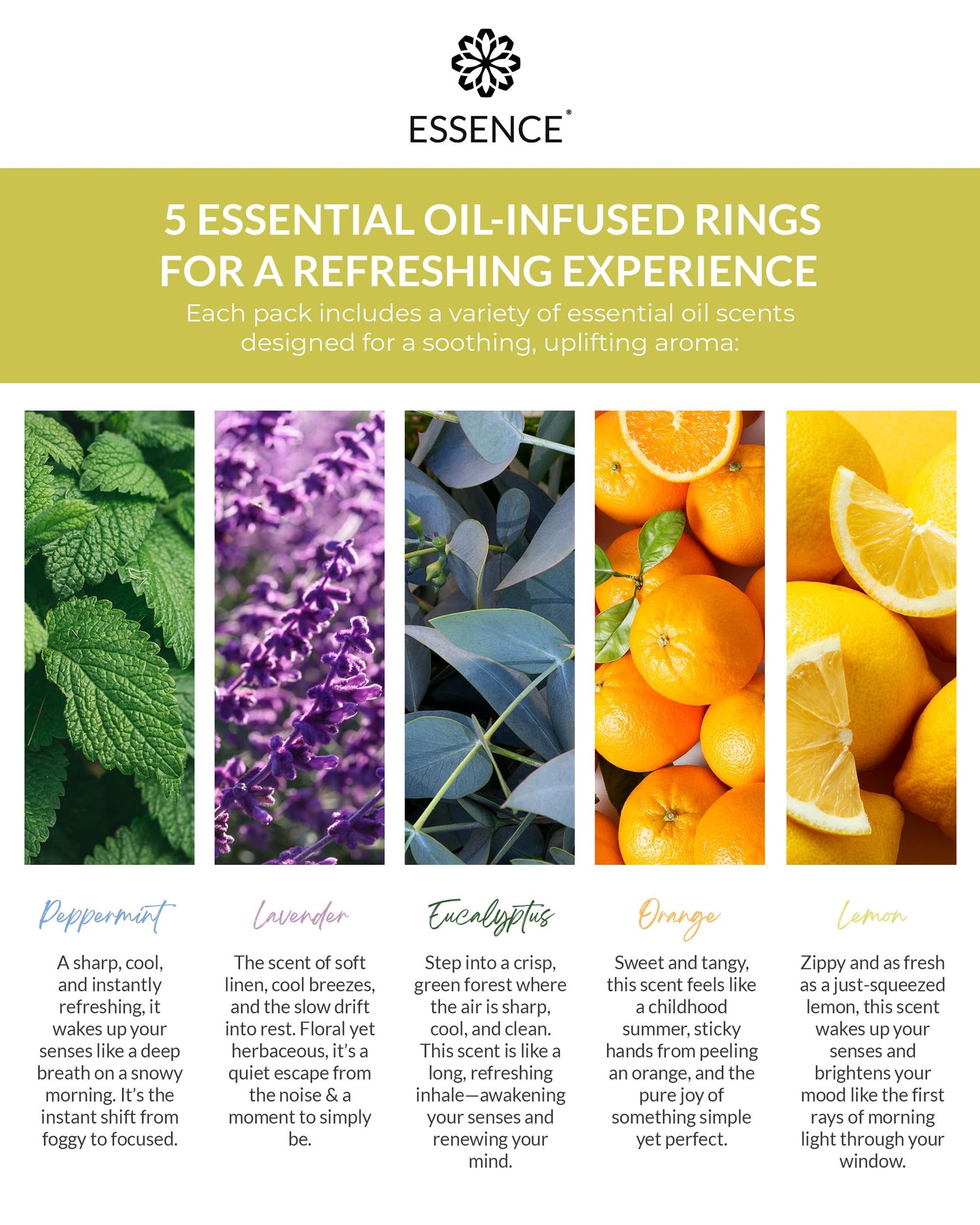 Essence Nasal Diffuser Starter Kit – Wearable Aromatherapy Inhalers
